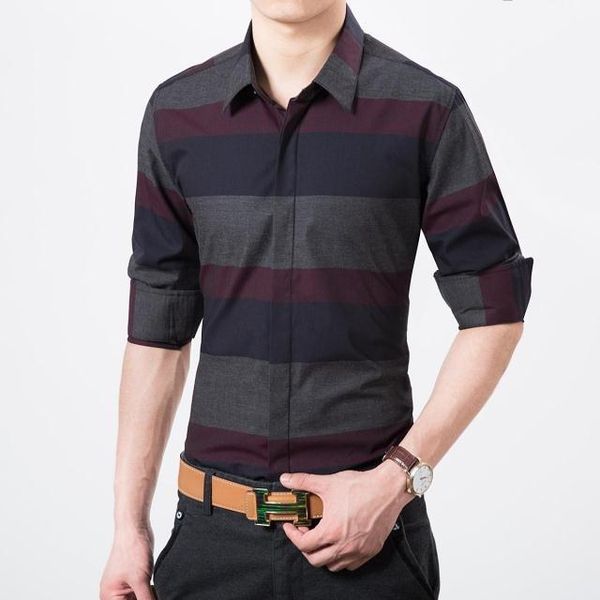 brand men clothes slim fit men long sleeve spring autumn plaid pure cotton shirt plus size striped casual business shirts 6xl1, White;black
brand men clothes slim fit men long sleeve spring autumn plaid pure cotton shirt plus size striped casual business shirts 6xl1, White;black