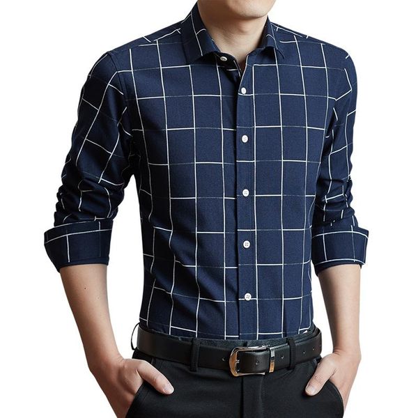 men's casual shirts 5xl men business plaid shirt 100% cotton spring autumn long sleeve soft comfort slim fit styles brand man clothes, White;black
men's casual shirts 5xl men business plaid shirt 100% cotton spring autumn long sleeve soft comfort slim fit styles brand man clothes, White;black