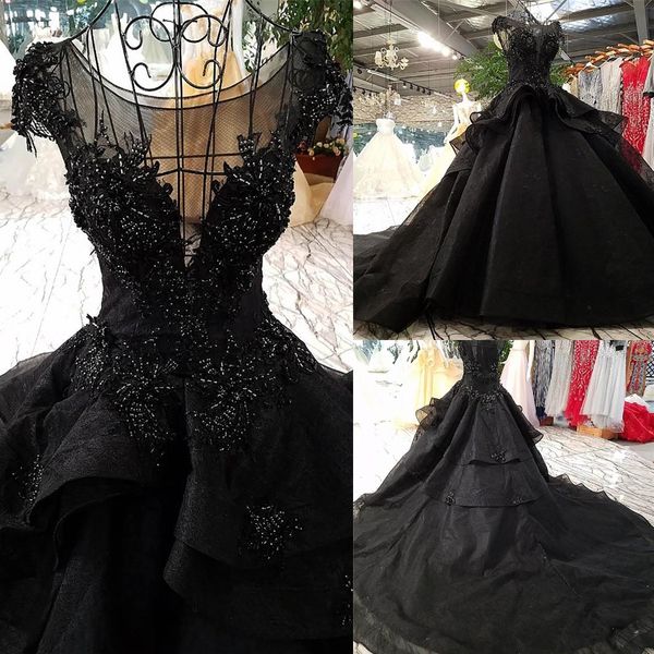 luxury ball gown black wedding dresses gothic black court vintage non white bridal wed gowns pricness long train beaded
luxury ball gown black wedding dresses gothic black court vintage non white bridal wed gowns pricness long train beaded