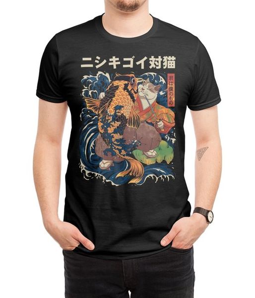 new men casual printed t shirt the cat and the koi (black variant) short sleeve t-shirts tee sport hooded sweatshirt hoodie
new men casual printed t shirt the cat and the koi (black variant) short sleeve t-shirts tee sport hooded sweatshirt hoodie