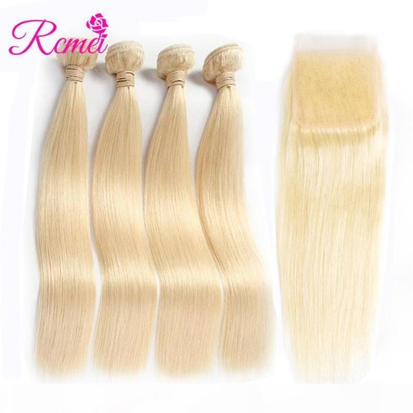 rcmei brazilian hair straight hair 4 bundles with closure 613 blonde color 10-26 inch human hair with 4x4 closure ing, Black;brown
rcmei brazilian hair straight hair 4 bundles with closure 613 blonde color 10-26 inch human hair with 4x4 closure ing, Black;brown