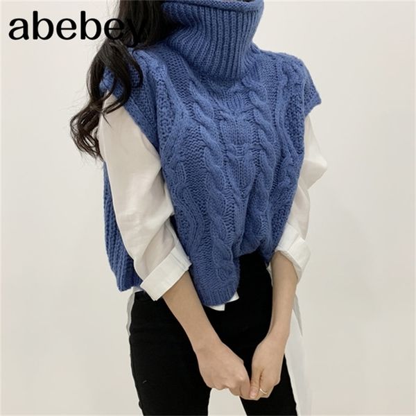 new loose sleeveless sweater spring autumn women sweaters knitting joker knitted vest wool oversize girls pullover y201128, White;black
new loose sleeveless sweater spring autumn women sweaters knitting joker knitted vest wool oversize girls pullover y201128, White;black