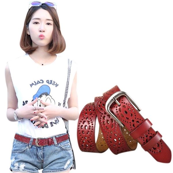women carved jeans belt leather belt 2020 new women hollow pure fashion ladies perforated leather wide wild wild single ring, Black;brown
women carved jeans belt leather belt 2020 new women hollow pure fashion ladies perforated leather wide wild wild single ring, Black;brown