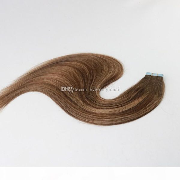 balayage color 4 27 remy hair straight selling pu tape hair 100g per bundle in stock, Black
balayage color 4 27 remy hair straight selling pu tape hair 100g per bundle in stock, Black