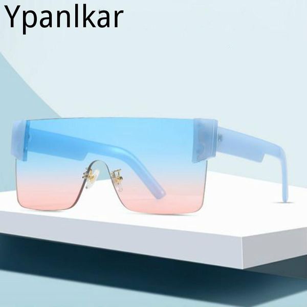 New Style One-piece Sunglasses Fashion Rimless Sunglasses Female Trend All-match, White;black
New Style One-piece Sunglasses Fashion Rimless Sunglasses Female Trend All-match, White;black