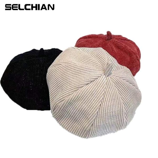beret women autumn winter corduroy octagonal hat cute lady pumpkin hat all-match fashion lady, Blue;gray
beret women autumn winter corduroy octagonal hat cute lady pumpkin hat all-match fashion lady, Blue;gray