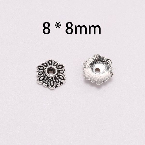 50pcs lot 8mm 12 petals round flower beads caps end receptacle flower torus spaced apart bead caps for diy jewelry making h bbydhv, Silver
50pcs lot 8mm 12 petals round flower beads caps end receptacle flower torus spaced apart bead caps for diy jewelry making h bbydhv, Silver