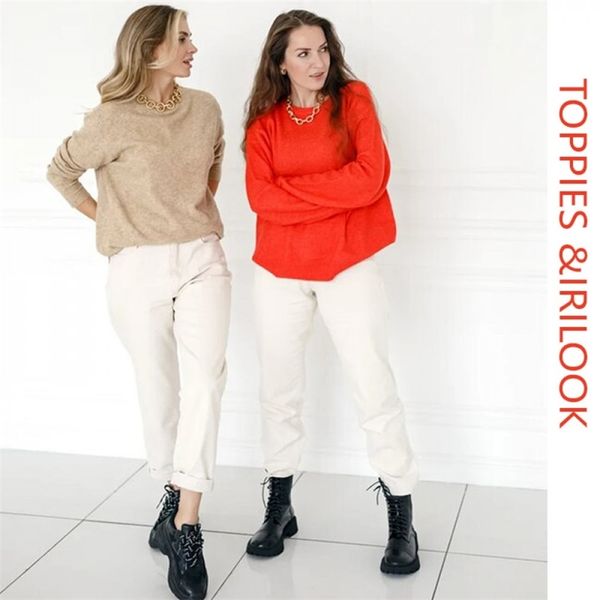 ies 2020 womens sweater autumn winter knitted round neck pullover sweater korean winter clothes lj201017, White;black
ies 2020 womens sweater autumn winter knitted round neck pullover sweater korean winter clothes lj201017, White;black