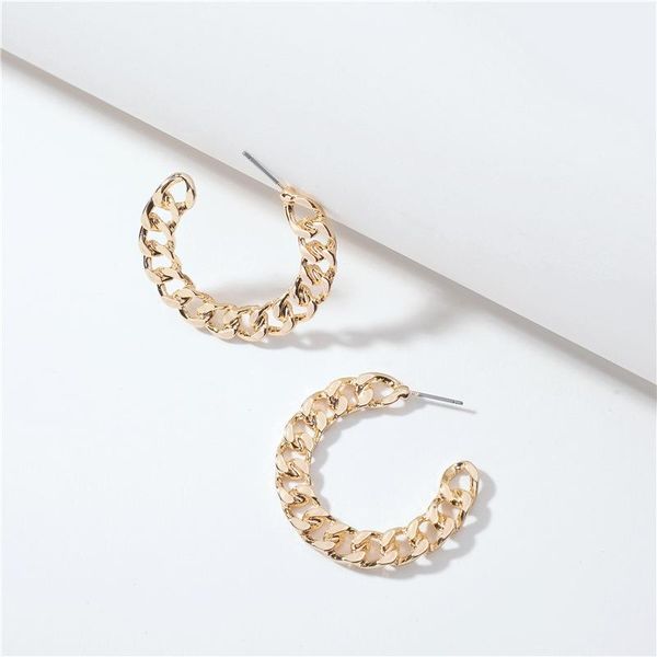 hoop & huggie e7369 zwpon gold color metal link chain earrings for women flat c jewelry wholesale, Golden;silver
hoop & huggie e7369 zwpon gold color metal link chain earrings for women flat c jewelry wholesale, Golden;silver