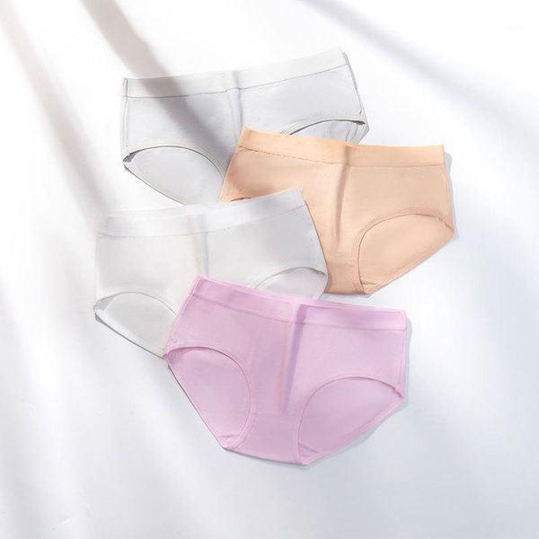 women cotton japanese underwear women mid-waist seamless panties breathable simple pure color briefs lingerie1, Black;pink
women cotton japanese underwear women mid-waist seamless panties breathable simple pure color briefs lingerie1, Black;pink
