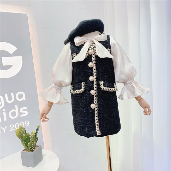 lady style girls plaid dress fashion new children bow tie falbala puff sleeve patchwork plaid dress kids pearl button fake 2pcs dress a5024, Red;yellow
lady style girls plaid dress fashion new children bow tie falbala puff sleeve patchwork plaid dress kids pearl button fake 2pcs dress a5024, Red;yellow
