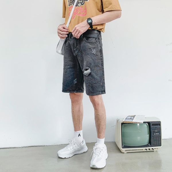 men's jeans summer men fashion straight casual denim five pants man streetwear trend wild hip hop torn hole male clothes1, Blue
men's jeans summer men fashion straight casual denim five pants man streetwear trend wild hip hop torn hole male clothes1, Blue