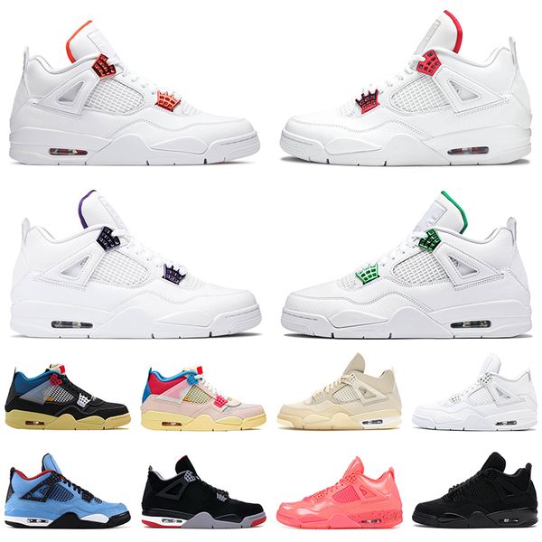 fashion jumpman 4 4s basketball shoes mens womens sail red union guava ice undefeated white designer trainers sport sneakers 36-47, White;red
fashion jumpman 4 4s basketball shoes mens womens sail red union guava ice undefeated white designer trainers sport sneakers 36-47, White;red