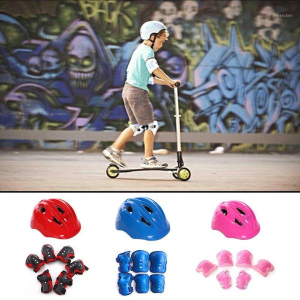 elbow & knee pads 7pcs kids skating cycling helmet guard wrist children bicycle protection safety equipments1, Black;gray
elbow & knee pads 7pcs kids skating cycling helmet guard wrist children bicycle protection safety equipments1, Black;gray