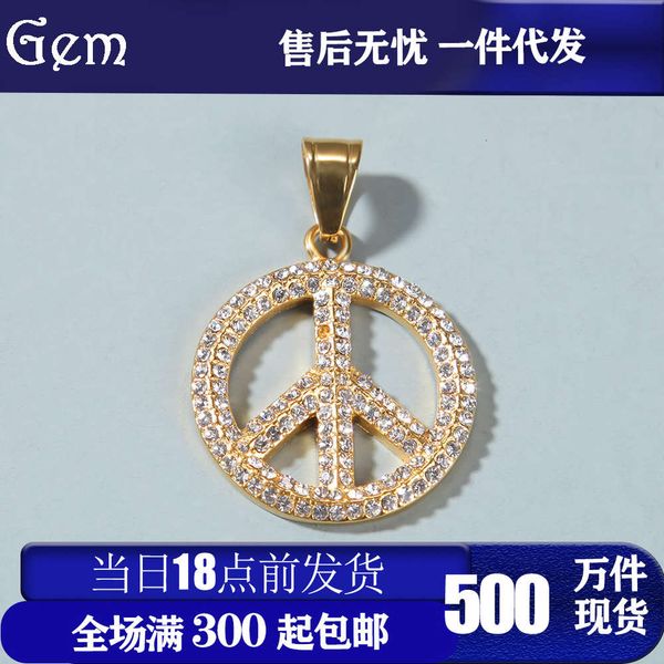 hip hop accessories titanium steel inlaid diamond nightclub tiaodi personality fashion necklace pendant, Silver
hip hop accessories titanium steel inlaid diamond nightclub tiaodi personality fashion necklace pendant, Silver