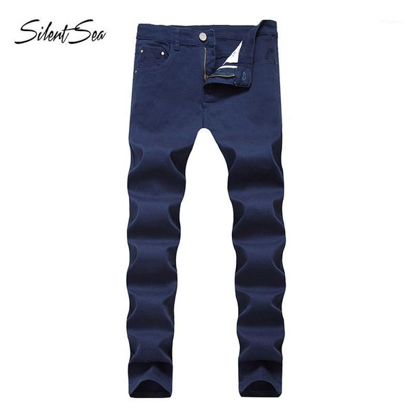 silentsea fashion solid denim jeans joggers elastic waistband drawstring men washed simple business male pants, Blue
silentsea fashion solid denim jeans joggers elastic waistband drawstring men washed simple business male pants, Blue