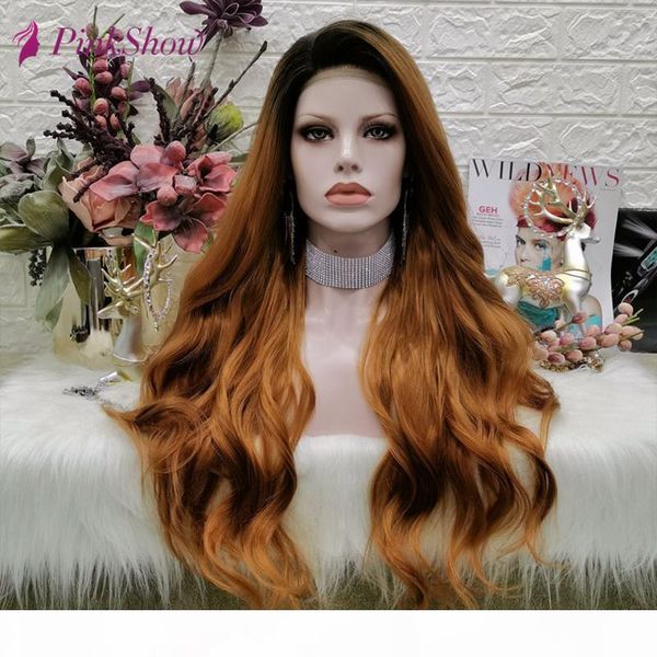pinkshow long synthetic фронта шнурка парик браун парики для женщин высокая температура волокна парик dark root daily косплей, Black
pinkshow long synthetic фронта шнурка парик браун парики для женщин высокая температура волокна парик dark root daily косплей, Black
