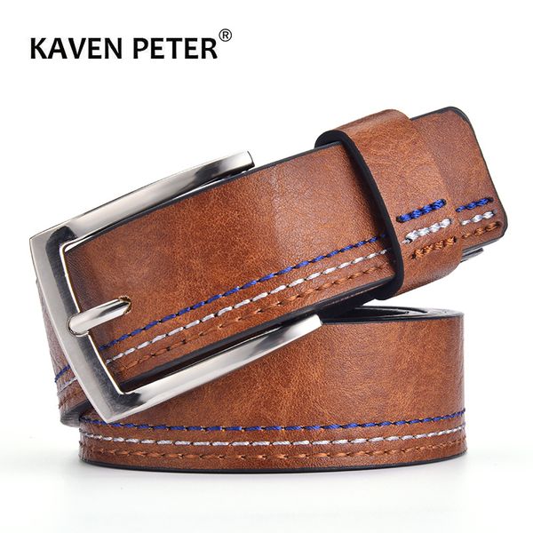 new fashion men's genuine leather belts designer leisure belt for man pin buckle business dress male dropshippingq1228, Black;brown
new fashion men's genuine leather belts designer leisure belt for man pin buckle business dress male dropshippingq1228, Black;brown