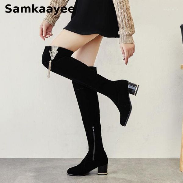 size 35-40 womens boots winter female knee botas mujer thigh high platform shoes diamond zipper 6cm heels black zapatos y591
size 35-40 womens boots winter female knee botas mujer thigh high platform shoes diamond zipper 6cm heels black zapatos y591