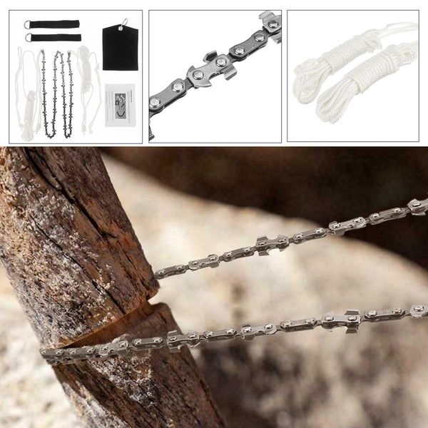48 inch double sided saw chain tool high reach rope 64 sections 64 blades cutter kit outdoor wood cutting camping tool
48 inch double sided saw chain tool high reach rope 64 sections 64 blades cutter kit outdoor wood cutting camping tool