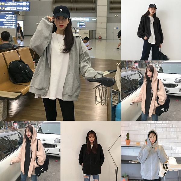 2020 весна топ sweatercoat sweaterand осенние женщин корейский молнии с капюшоном топ случайный тонкий слой твердый новый свитер 3p6g0, Black
2020 весна топ sweatercoat sweaterand осенние женщин корейский молнии с капюшоном топ случайный тонкий слой твердый новый свитер 3p6g0, Black
