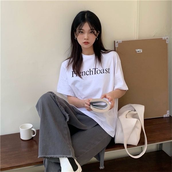 2021 spring new korean round neck loose and versatile printed letter short sleeve bottomed t-shirt 34223, Black;brown
2021 spring new korean round neck loose and versatile printed letter short sleeve bottomed t-shirt 34223, Black;brown