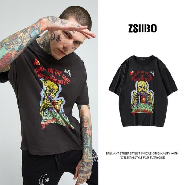 wgtx27 | tide brand with the oversize off shoulder europe and the united states printed short sleeve hooded sweatshirt hoodie men t shirt
wgtx27 | tide brand with the oversize off shoulder europe and the united states printed short sleeve hooded sweatshirt hoodie men t shirt