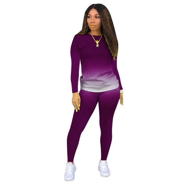 women's tracksuits women casual 2 piece outfits long sleeve crew neck fashion gradient print + plain bodycon pants set, Gray
women's tracksuits women casual 2 piece outfits long sleeve crew neck fashion gradient print + plain bodycon pants set, Gray