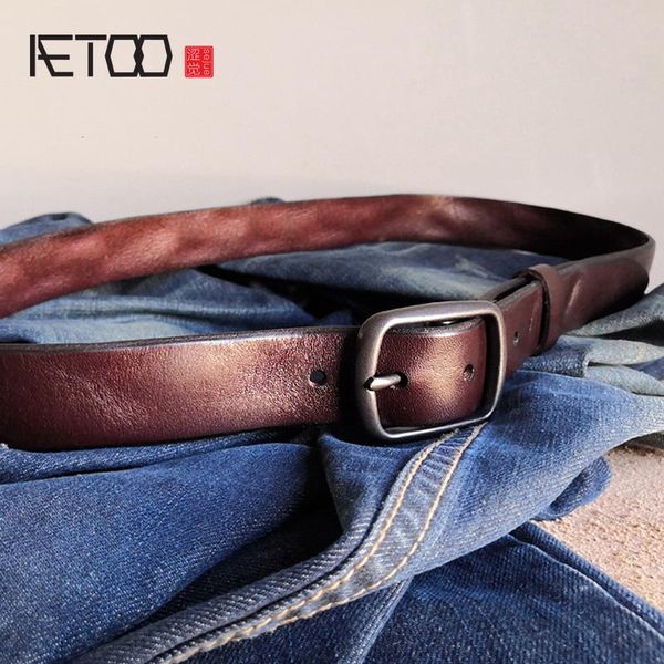 belt men's leather head layer cowhide fold retro belt girl wild jeans youth pin buckle, Black;brown
belt men's leather head layer cowhide fold retro belt girl wild jeans youth pin buckle, Black;brown