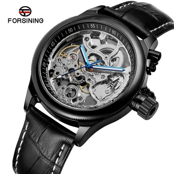 forsining automatic mechanical men wristwatch army sport male clock skeleton waterproof man watch 020, Slivery;brown
forsining automatic mechanical men wristwatch army sport male clock skeleton waterproof man watch 020, Slivery;brown
