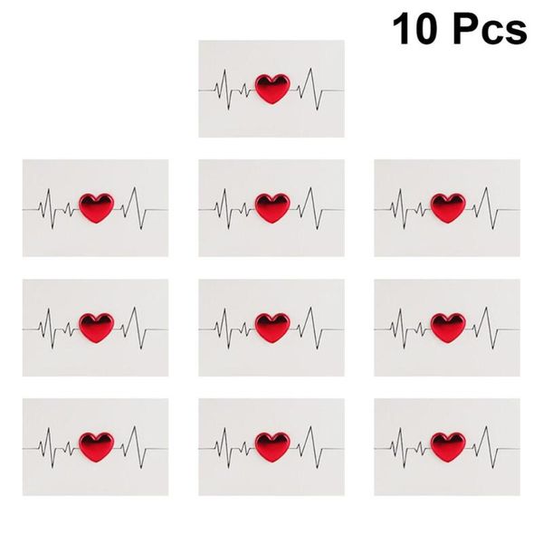 greeting cards 10pcs love valentine lovers blessing souvenir heart shaped designed without envelope (electrocardio pattern)
greeting cards 10pcs love valentine lovers blessing souvenir heart shaped designed without envelope (electrocardio pattern)