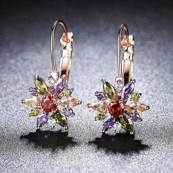 fashion fashion female jewelry flower earrings exaggerated hoop earrings personality zircon ear buckles colorful sunflower, Golden;silver
fashion fashion female jewelry flower earrings exaggerated hoop earrings personality zircon ear buckles colorful sunflower, Golden;silver