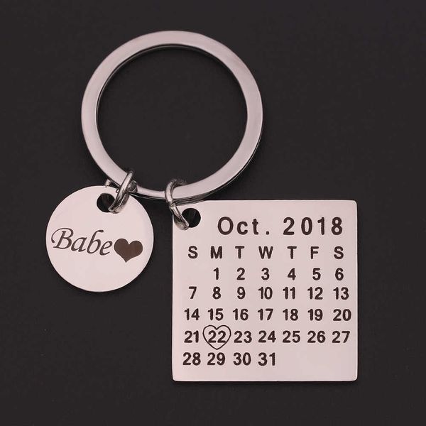 creative personalized custom calendar keychain stainless steel key chain key ring heart date engraved birthday wedding anniversary gift, Slivery;golden
creative personalized custom calendar keychain stainless steel key chain key ring heart date engraved birthday wedding anniversary gift, Slivery;golden