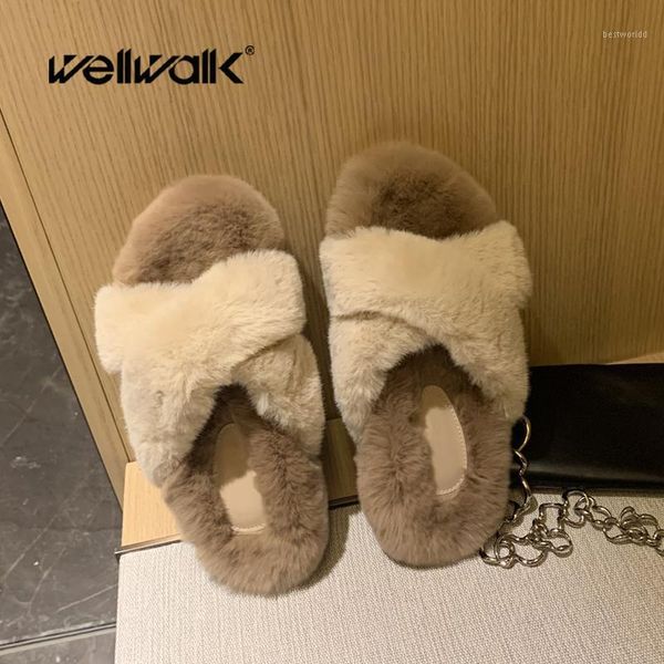 slippers real fur women indoor shoes woman flat furry slides round toe fluffy cross strap 20211, Black
slippers real fur women indoor shoes woman flat furry slides round toe fluffy cross strap 20211, Black