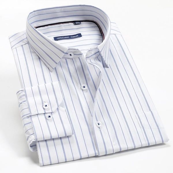 3xl-12xl large size men's classic striped long-sleeved shirt 2020 autumn brand clothing business gentleman casual fashion shirt, White;black
3xl-12xl large size men's classic striped long-sleeved shirt 2020 autumn brand clothing business gentleman casual fashion shirt, White;black