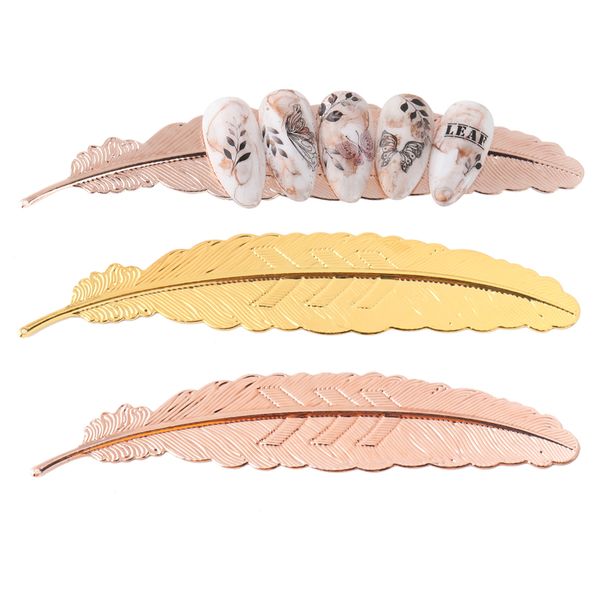 3pcs feather metal stand for manicure display false nail tips practice training holder rose gold gel polish showing tools ch1844
3pcs feather metal stand for manicure display false nail tips practice training holder rose gold gel polish showing tools ch1844