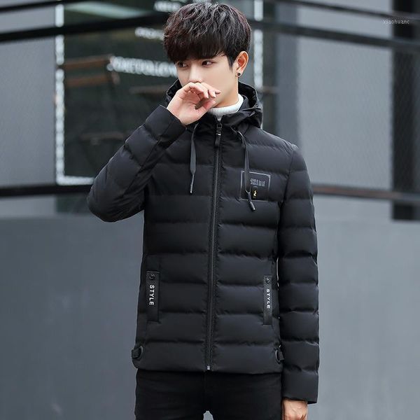 autumn & winter new style men hooded thick solid color down jacket cotton-padded clothes large size casual versatile cotton-padd1, Black
autumn & winter new style men hooded thick solid color down jacket cotton-padded clothes large size casual versatile cotton-padd1, Black
