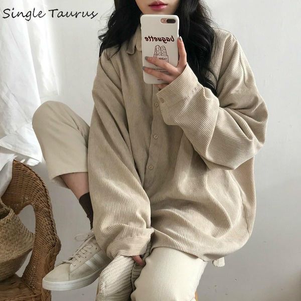 women's jackets corduroy coat women long sleeve harajuku chamarras de mujer khaki gray loose straight causal casaco feminino preppy cha, Black;brown
women's jackets corduroy coat women long sleeve harajuku chamarras de mujer khaki gray loose straight causal casaco feminino preppy cha, Black;brown