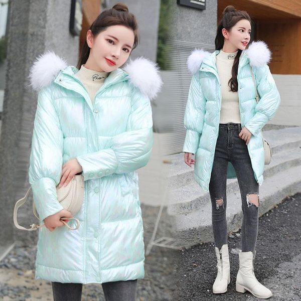2020 new women winter jackets bright surface down cotton jacket ladies mid-length coat hooded thicken coats women parkas a245, Black
2020 new women winter jackets bright surface down cotton jacket ladies mid-length coat hooded thicken coats women parkas a245, Black