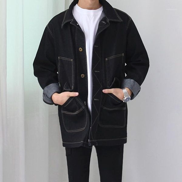 2xlcasual denim coat solid color brief male loose long-sleeve denim jacket outerwear1, Tan;black
2xlcasual denim coat solid color brief male loose long-sleeve denim jacket outerwear1, Tan;black