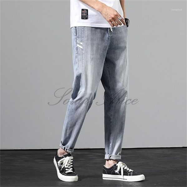 2020 men's new summer ultra-thin models high-end high-end jeans loose tooling feet harem casual pants gray blue1, Blue
2020 men's new summer ultra-thin models high-end high-end jeans loose tooling feet harem casual pants gray blue1, Blue