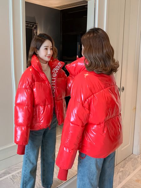 autumn winter cotton parkas women's coat waterproof glossy embroidery jacket oversized warm thick parka women 201225, Black
autumn winter cotton parkas women's coat waterproof glossy embroidery jacket oversized warm thick parka women 201225, Black