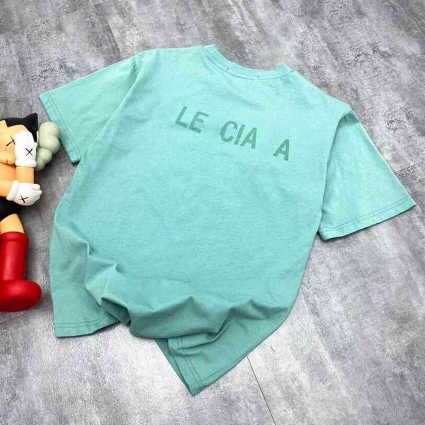 2022 factory wholesale new 21 spring summer fashion paris home big letter cy color white men's and women's short sleeves
2022 factory wholesale new 21 spring summer fashion paris home big letter cy color white men's and women's short sleeves