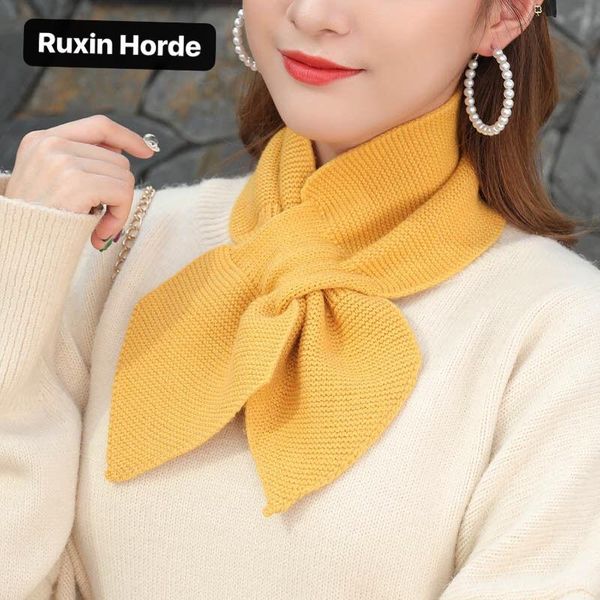 korean version of the knitted small scarf female autumn and winter cross bow fishtail type wild decorative wool scarf same style, Blue;gray
korean version of the knitted small scarf female autumn and winter cross bow fishtail type wild decorative wool scarf same style, Blue;gray