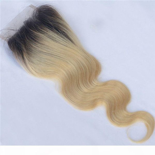 1b 613 ombre blonde lace closure dark roots peruvian body wave human hair closure with baby hair, Black;brown
1b 613 ombre blonde lace closure dark roots peruvian body wave human hair closure with baby hair, Black;brown