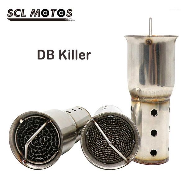 scl motos universal 51mm stainless steel motorcycle exhaust muffler adjustable removable db killer motorbike accessories new1
scl motos universal 51mm stainless steel motorcycle exhaust muffler adjustable removable db killer motorbike accessories new1