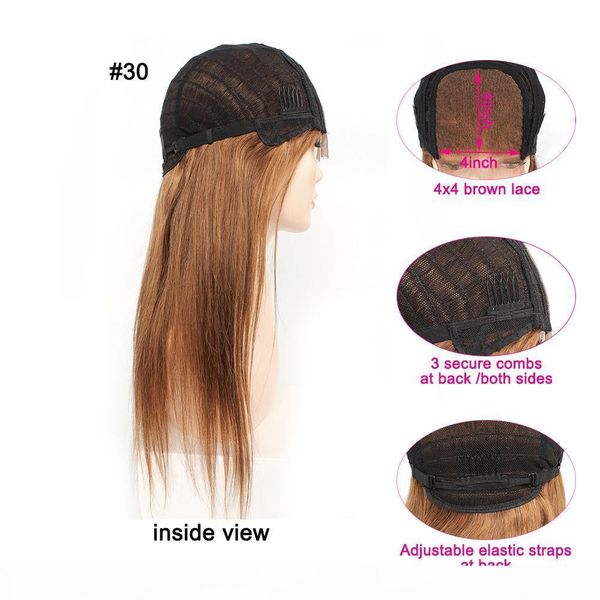 kisshair прямые человеческие волосы парики шнурка передний 4 * 4 кружева закрытия # 8 ясень коричневый # 27 блондинка меда # 30 средних темн, Black;brown
kisshair прямые человеческие волосы парики шнурка передний 4 * 4 кружева закрытия # 8 ясень коричневый # 27 блондинка меда # 30 средних темн, Black;brown