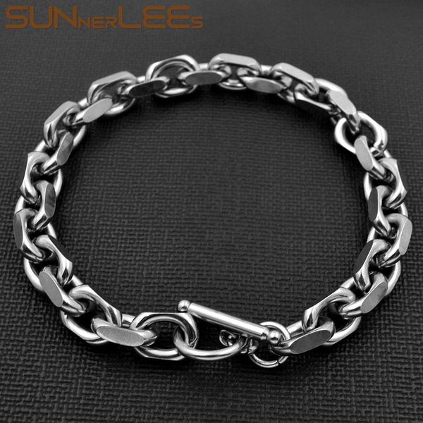 sunnerlees fashion jewelry stainless steel bracelet 8mm link chain black silver color men women gift sc914 b
sunnerlees fashion jewelry stainless steel bracelet 8mm link chain black silver color men women gift sc914 b