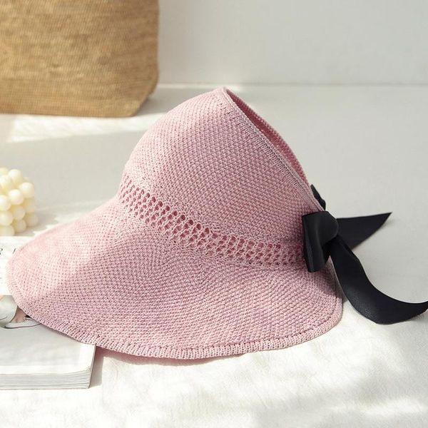 women summer straw visor cap headless roll up foldable beach wide brim sun hat bhd2, Black;white
women summer straw visor cap headless roll up foldable beach wide brim sun hat bhd2, Black;white