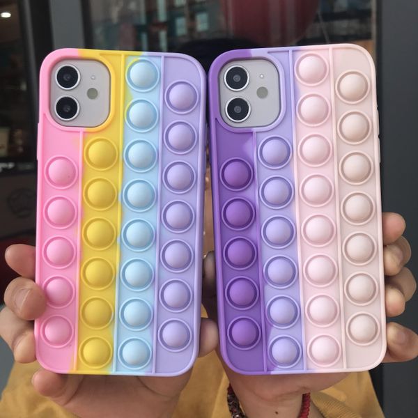 fidget toys push it bubble relive stress phone case for iphone 11 12 pro max 6 s 7 8 plus se2 x xr xs max rainbow silicone cover
fidget toys push it bubble relive stress phone case for iphone 11 12 pro max 6 s 7 8 plus se2 x xr xs max rainbow silicone cover
